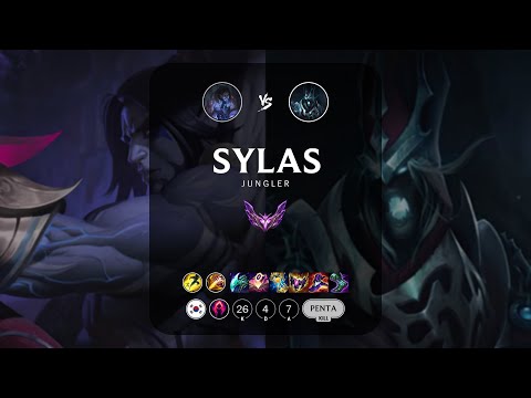 Sylas Jungle vs Karthus - KR Master Patch 13.19