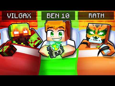 Having a BEN 10 SLEEP OVER in Minecraft!