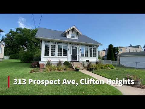313 Prospect Ave, Clifton Heights PA tour