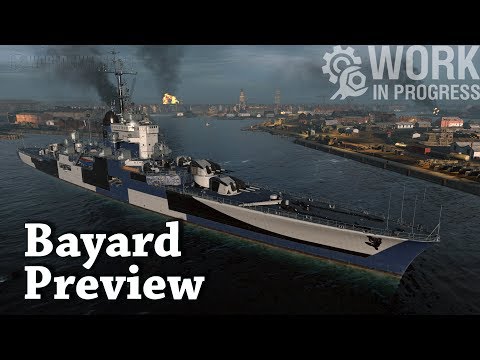 World of Warships: Bayard Preview - A Better Cleveland [WIP] Video