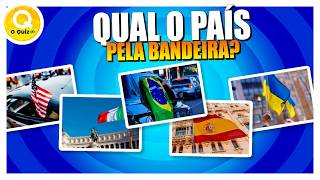DESCUBRA O PAÍS PELA BANDEIRA ❤️🏳️ O QUIZ BRASIL ✴️ ⁨@oquizbr⁩