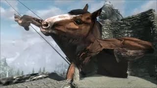 Skyrim - What Happens If You Kill Or Mess With The Driver At The Beginning?
