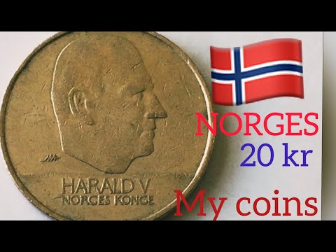 NORGES/NORWEGIAN/NORWAY 20 kroner 1995 coin/MY COINS