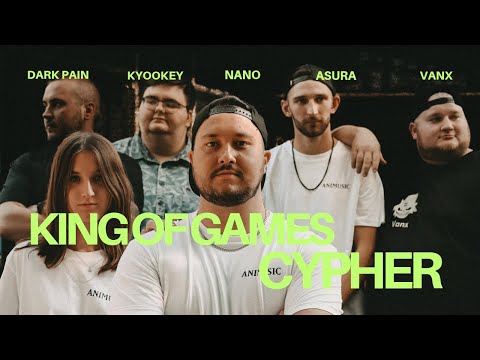 KING OF GAMES CYPHER - Dark Pain, Nano, Kyookey, Vanx & Asura [Anime Rap]