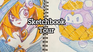 Sketchbook tour (yugioh art, as usual)