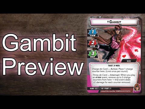 Gambit Preview - Marvel Champions X-Men