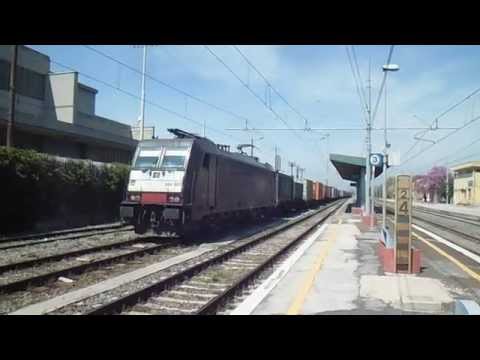 E484.901 ISC sul TCS 51089 Milano Smistamento - Nola Interporto, in partenza da Pomezia