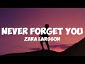 zara Larsson- never forget you ( lyrics)