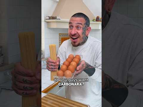 He made VEGAN CARBONARA @SpicyMoustache