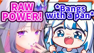 HoloEN's Smallest Member Versus Pounding Biscuits 【HololiveEN】