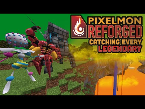 Catching Ultra Beasts in Ultra Space! Stakataka, Buzzwole, Blacephalon | Minecraft Pixelmon