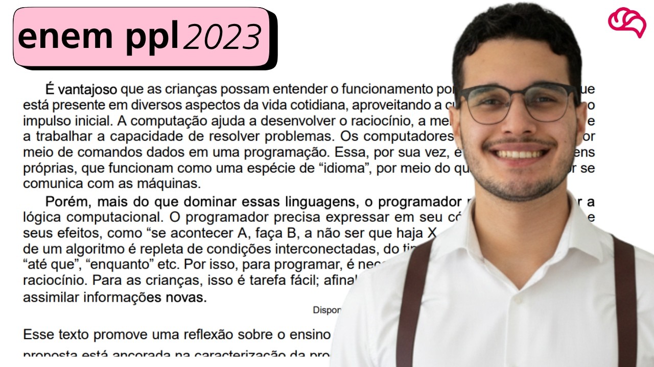 Resolução em Vídeo — Questão 9 ENEM 2023 PPL