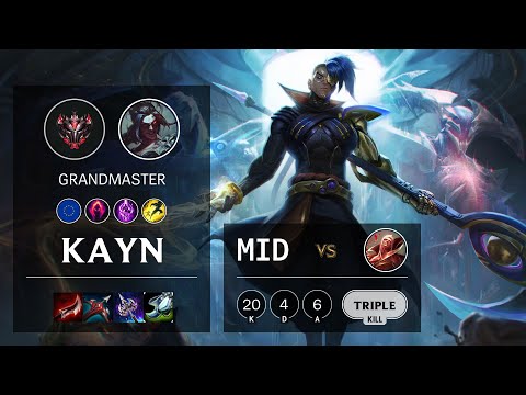 Kayn Mid vs Vladimir - EUW Grandmaster Patch 10.21