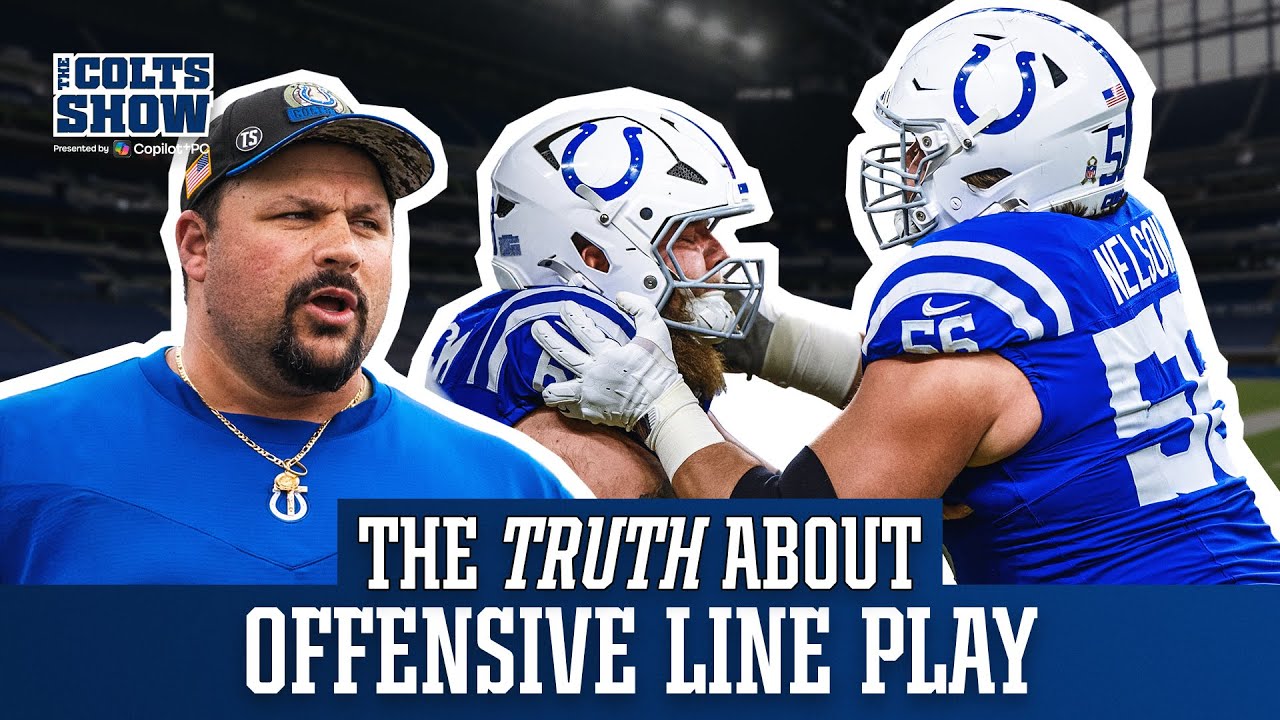 How to build an NFL offensive line with Colts O-line coach Tony Sparano Jr. | The Colts Show