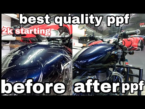 Thumbnail for new meteor 350full bike ppf installation 📞9749735762 #viral #ppf #art #best #automobile #scorpio by Meteor (automobile)