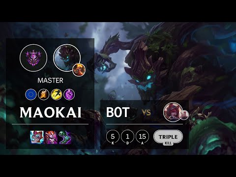Maokai Bot vs Xayah - EUW Master Patch 11.23
