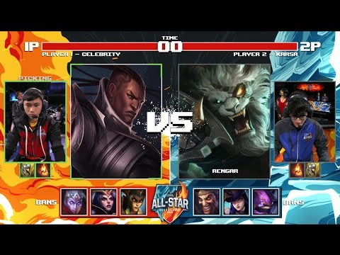 Celebrity Lucian vs Karsa Rengar | Round of 32 1v1 Tournament All-Stars 2016 | SEA vs LMS