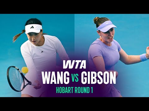 Xinyu Wang vs. Talia Gibson | 2026 Hobart Round 1 | WTA Match Highlights