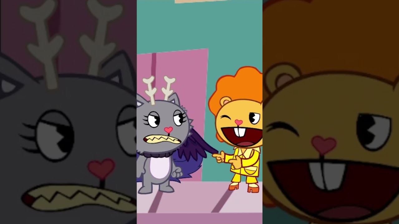 HTF pikanshort - Disco Bear meets Amok #happytreefriends #htf #animation #discobear #htfoc #shorts