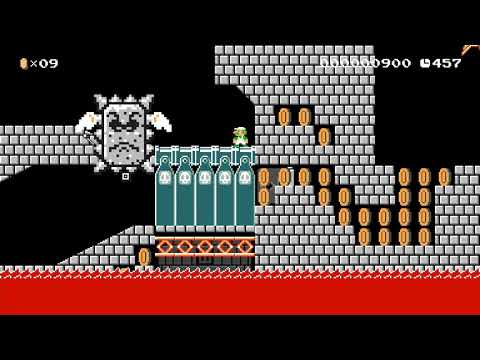 Bullet Bridges (Troll) by MemerGamer - Super Mario Maker 2 - No Commentary 1ca 1cb 022020