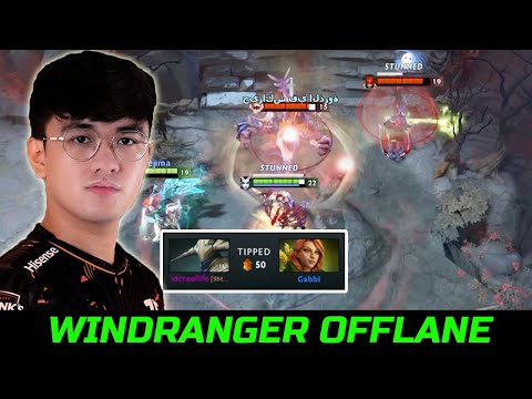 ENTITY.GABBI WINDRANGER OFFLANE - GLEIPNIR ITEM BUILD DOTA 2
