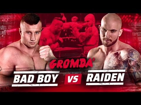 GROMDA 3: Denis BAD BOY Załęcki vs RAIDEN. Krwawe i brutalne KO. CAŁA WALKA