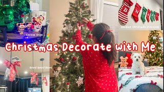 Christmas Decorate with Me in My New House | Decorating Christmas Tree & More 🎄