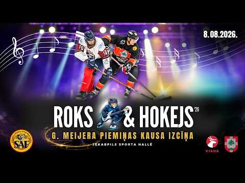 "Roks & Hokejs" | Gunāra Meijera piemiņas kauss 2026 | TIEŠRAIDE