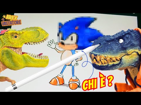 INDOVINA il DISEGNO 🖌️🦖 Arex e Vastatore si sfidano ANCORA a indovinare i disegni del Cameraman!