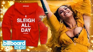 Beyonce 'Sleighs' With New Holiday Merch I Billboard News