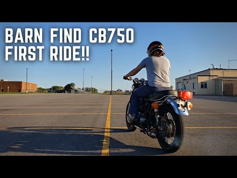 Barn Find CB750 FIRST RIDE!!