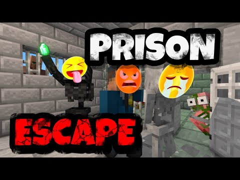 MONSTER SCHOOL   - PRISON ESCAPE CHALLENGE - MINECRAFT ANIMATION