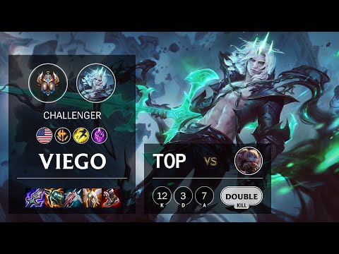Viego Top vs Poppy - NA Challenger Patch 11.9