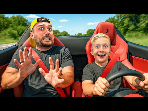 I Gave My 9 Year Old a Ferrari