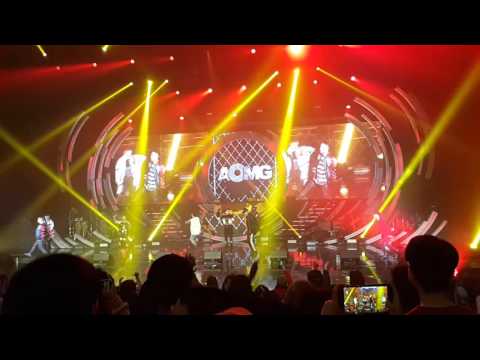 160213 AOMG 부산 콘서트 박재범 - 08 미친놈 초반, AOMG 멤버들, 그레이 랩부분