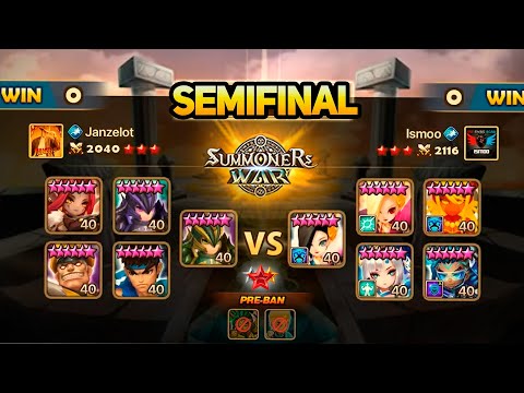 ISMOO vs JANZELOT. SWC2022 EUROPE Cup Semifinals (BO5) - Summoners War