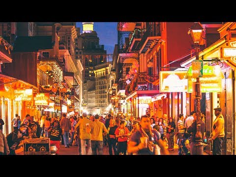 Bourbon Street in New Orleans, USA