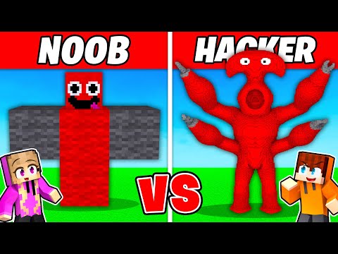 NOOB vs HACKER: SYRINGEON Build Challenge (Minecraft)