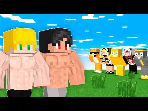 Fiquei Musculoso e Trolei meus Amigos no Minecraft!