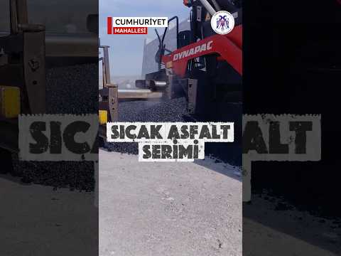 Sıcak asfalt serim çalışmalarımızı sürdürüyoruz. 21.09.2026