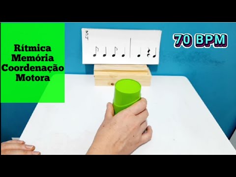 EXERCÍCIO PARA PERCEPÇÃO RÍTMICA, MEMÓRIA E COORDENAÇÃO MOTORA.