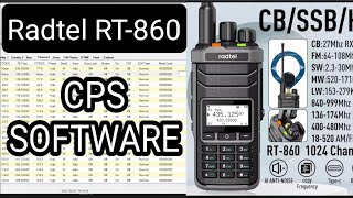 RADTEL RT-860 Programing Software Test