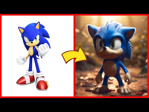 SONIC the Hedgehog ALL CHARACTERS as BABY 2024