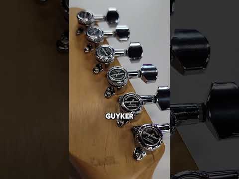 Locking Tuners Vs. Normal Tuners On Guitar #guitar
