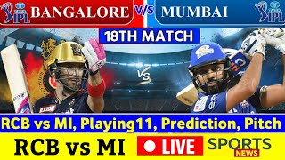 MI vs RCB IPL 2022 Match playing 11 l Mumbai Indians vs royal Challengers Bangalore 9 April ipl news