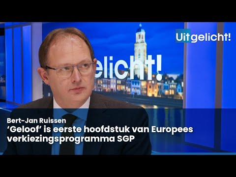 Uitgelicht! 2 februari 2024 - Bert Jan Ruissen over het belang van een christelijk geluid in Europa