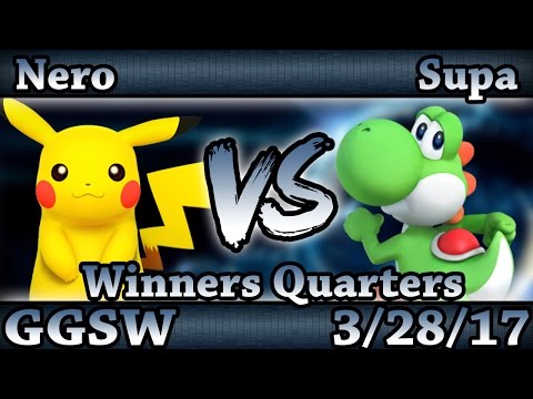 GGSW 26 - Nero (Pikachu) Vs. Supa (Yoshi) Smash Wii U Winners Quarters - Smash 4