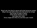 My Chemical Romance - SING (Lyrics)