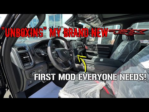 Unboxing my BRAND NEW RAM TRX and the first MUST HAVE mod!