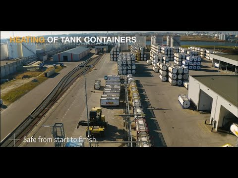 Heating tank container cargo
